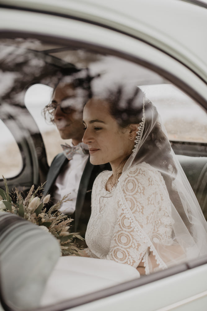 portrait de la mariée - photographe mariage paris - photo cool mariée - portraits naturels mariage - leslie photographie